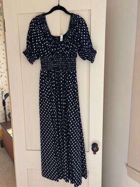 madewell striped tiered maxi dress Empire-Waist Tiered Maxi Dress in Stripe